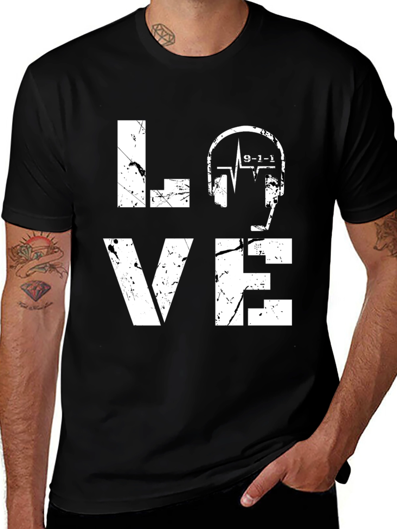 911 Dispatcher Love T-Shirt - Emergency Responder Tee