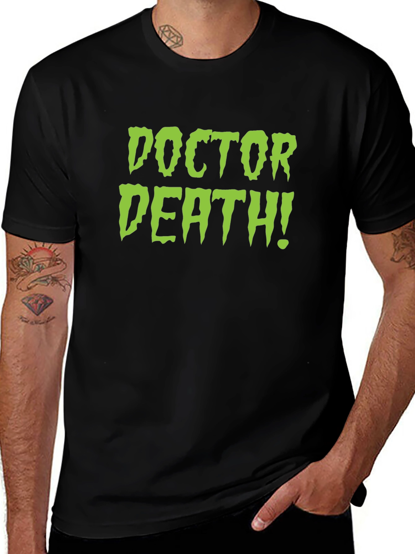 Variant 2 of Doctor Death! Black T-Shirt