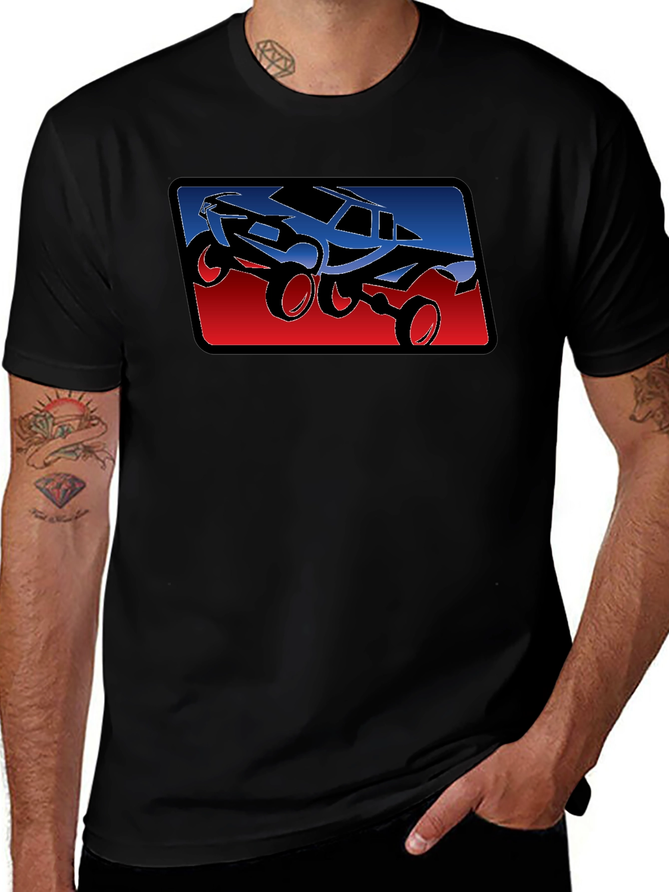 Variant 27 of Black Off-Road Truck Graphic Tee
