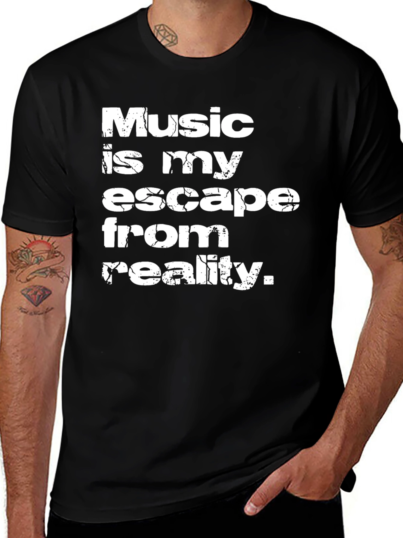 Variant 3 of Music is My Escape T-Shirt