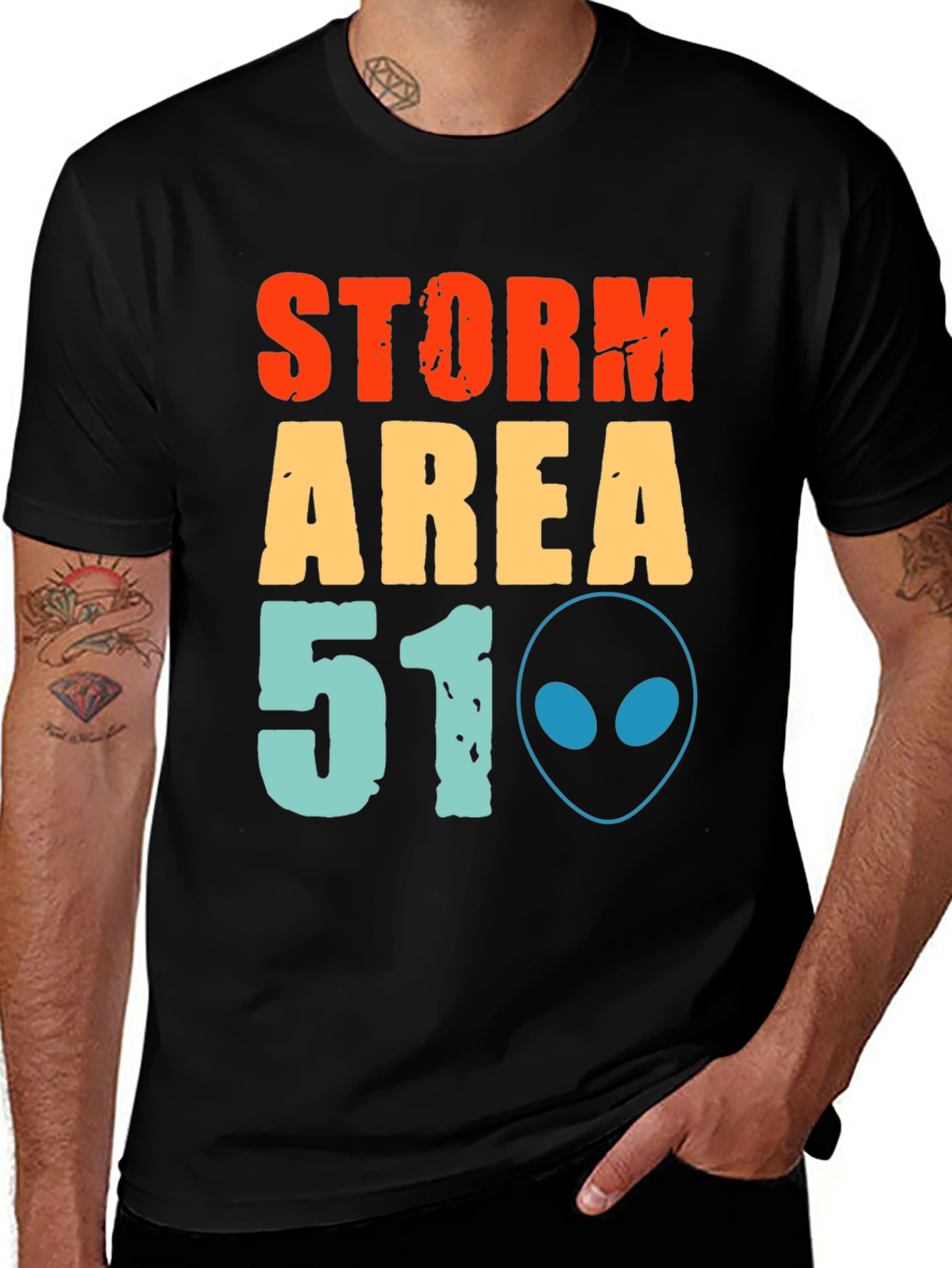 Variant 11 of Storm Area 51 T-Shirt Alien Graphic Tee