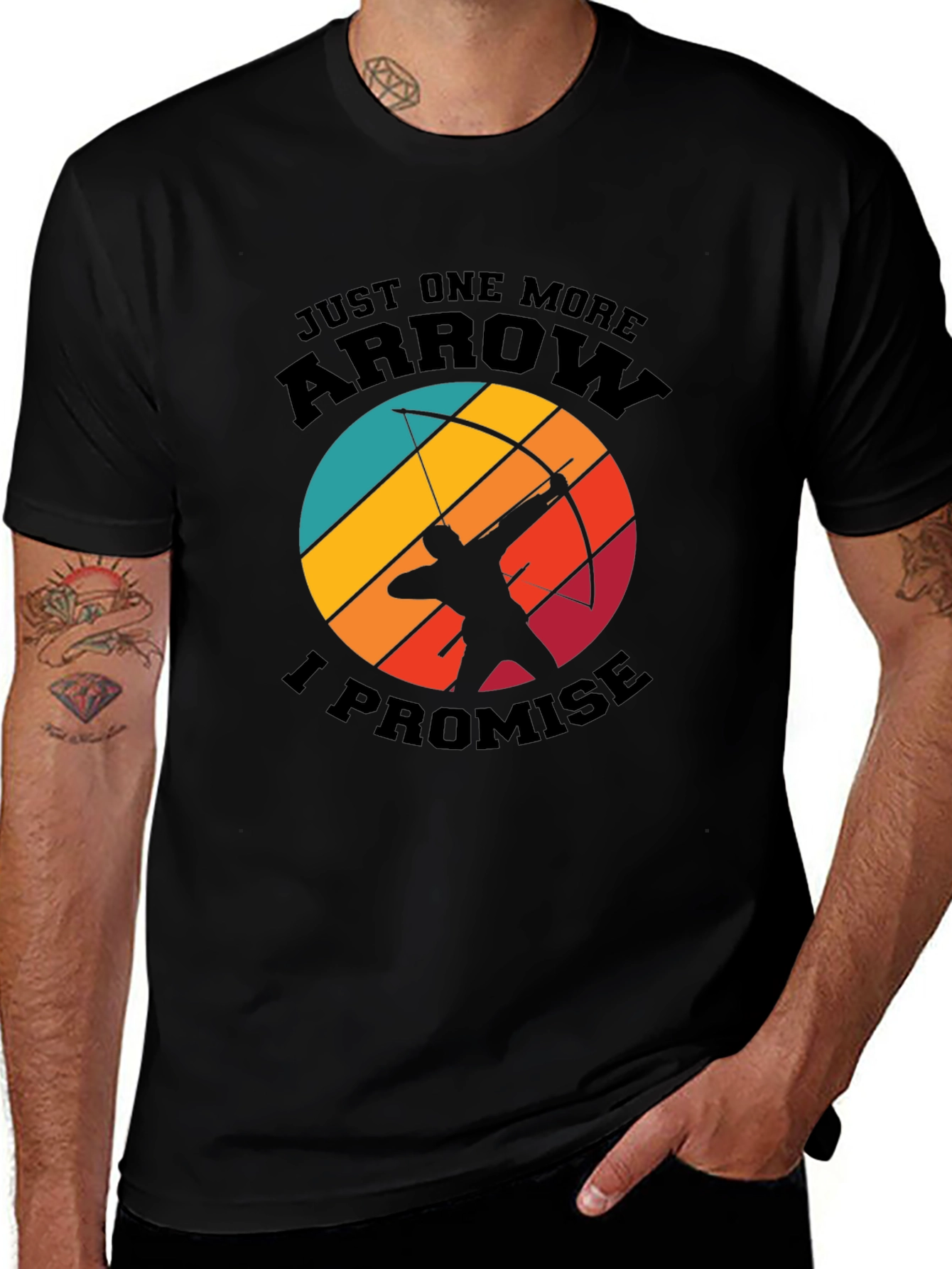 Variant 3 of Archery T-Shirt - Just One More Arrow, I Promise