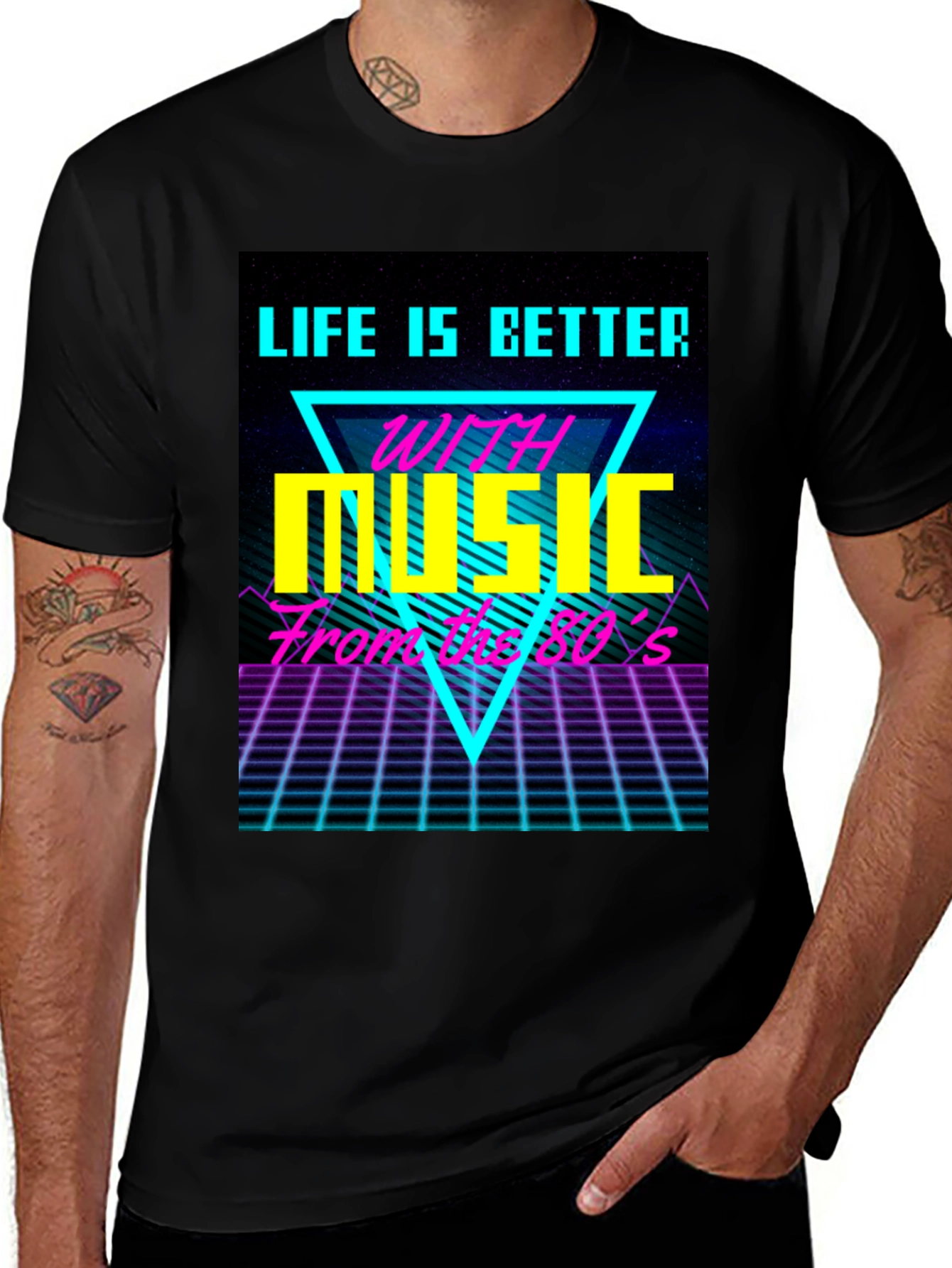 Variant 20 of Life is Better with 80's Music Retro T-Shirt