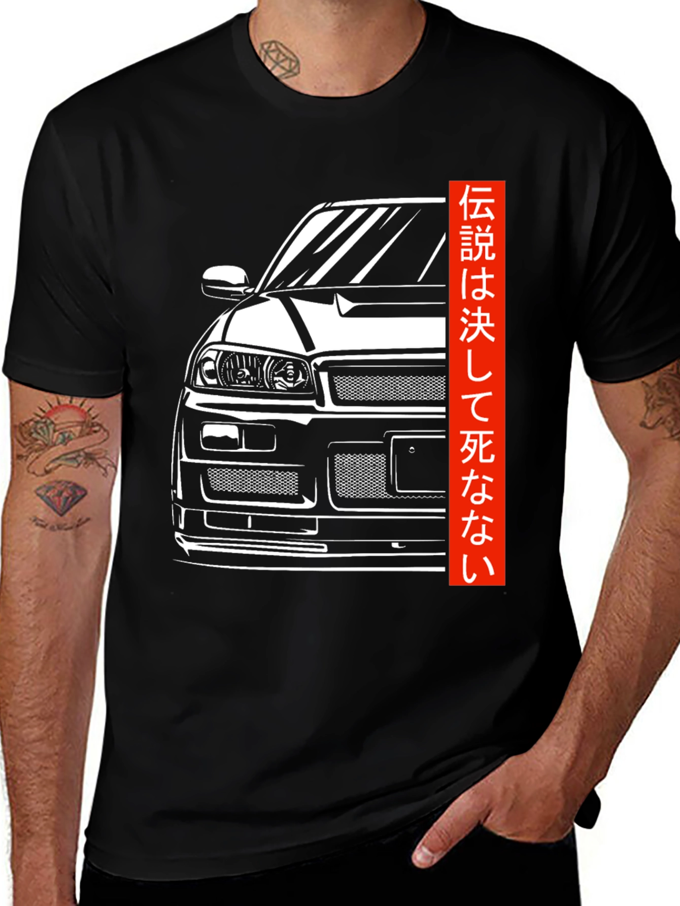 Nissan Skyline R34 Graphic Tee - Legendary Style