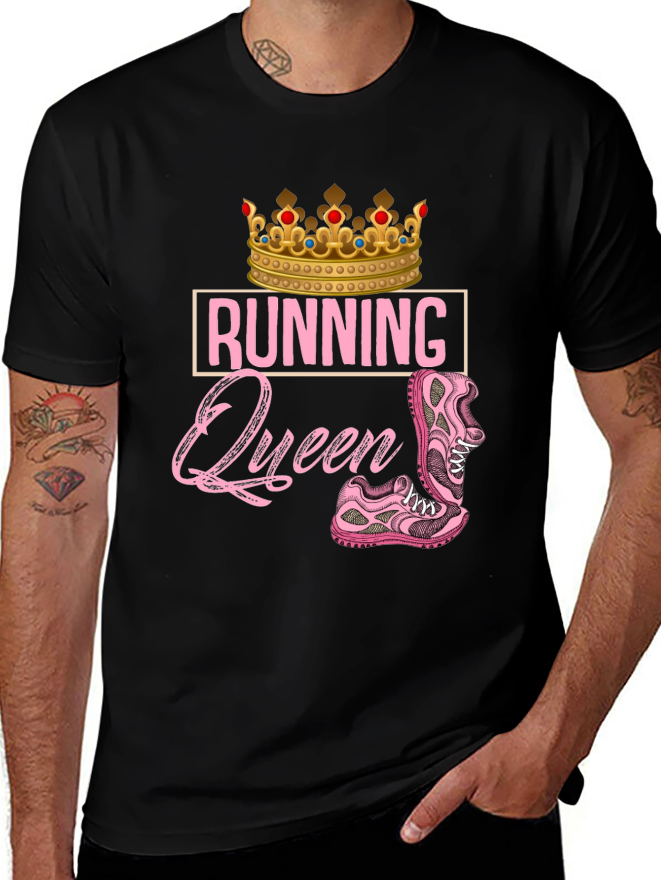 Variant 5 of Running Queen T-Shirt - Stylish & Comfortable