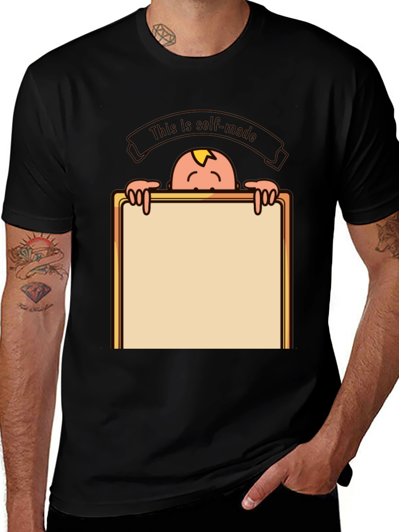 Variant 9 of Funny 'This is Self-Made' Graphic T-Shirt