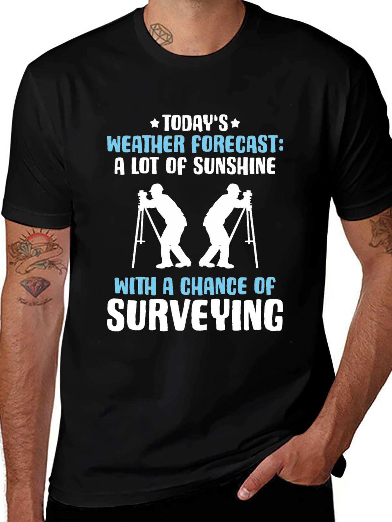 Surveying Weather Forecast Graphic Tee
