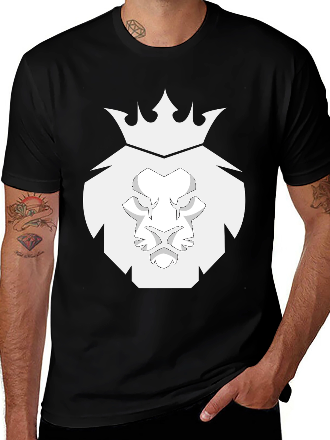 Variant 22 of Lion King Graphic T-Shirt - Black