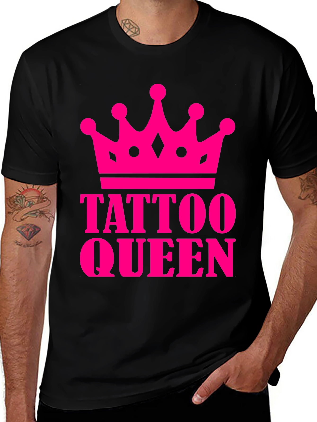 Tattoo Queen Black T-Shirt
