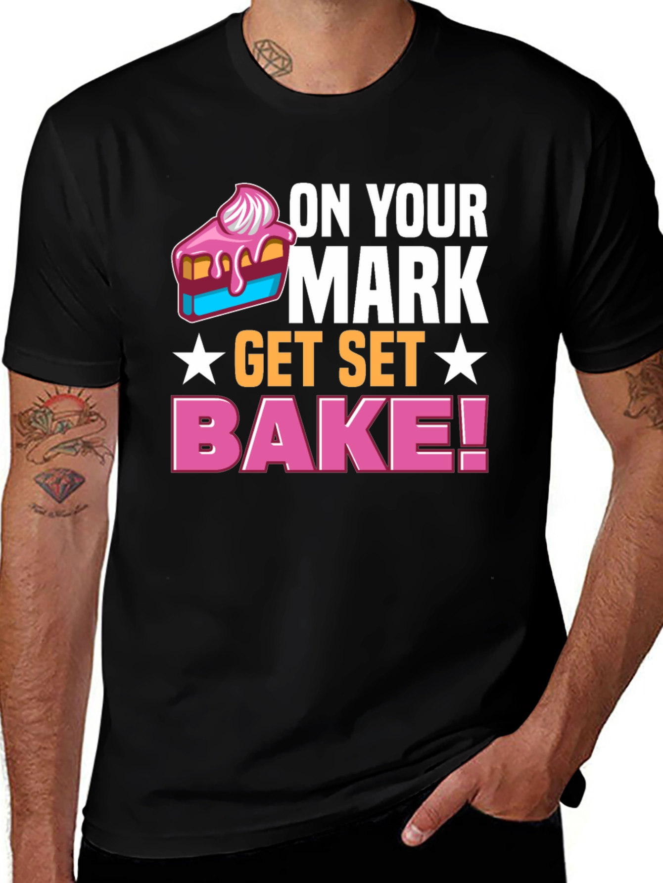 Variant 28 of On Your Mark Get Set Bake! T-Shirt