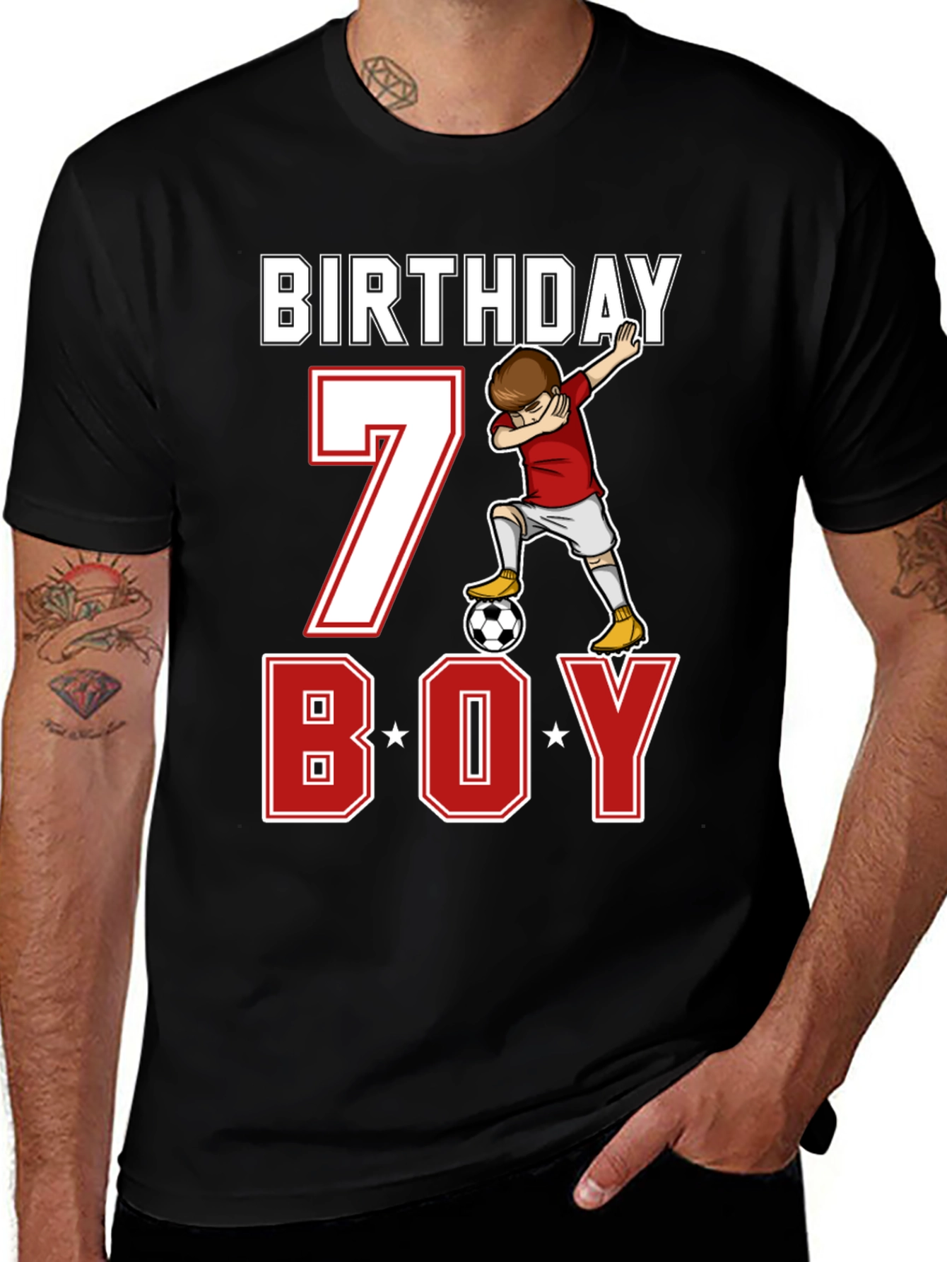 Variant 20 of Birthday Boy Soccer 7 T-Shirt