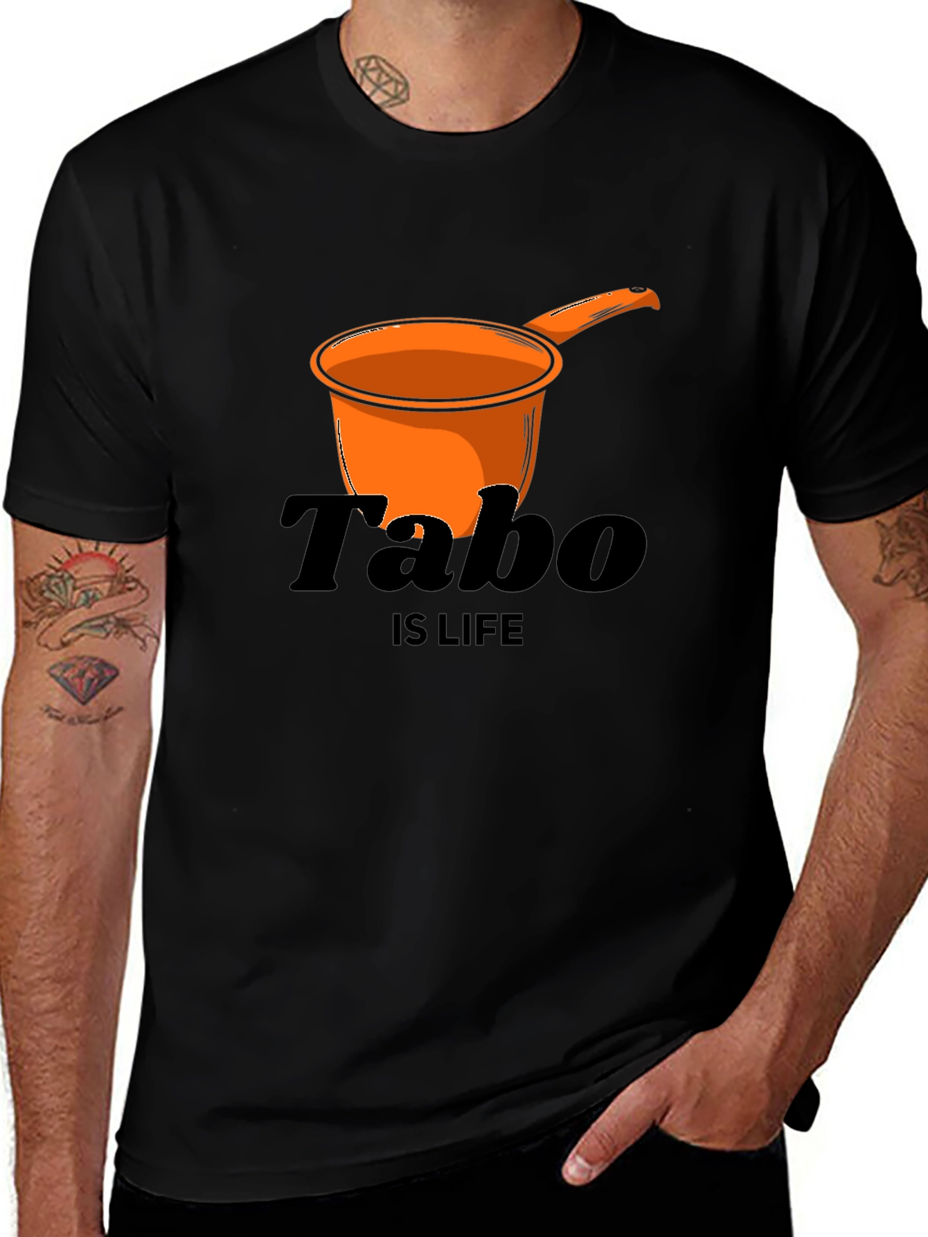 Variant 13 of Tabo is Life Black T-Shirt