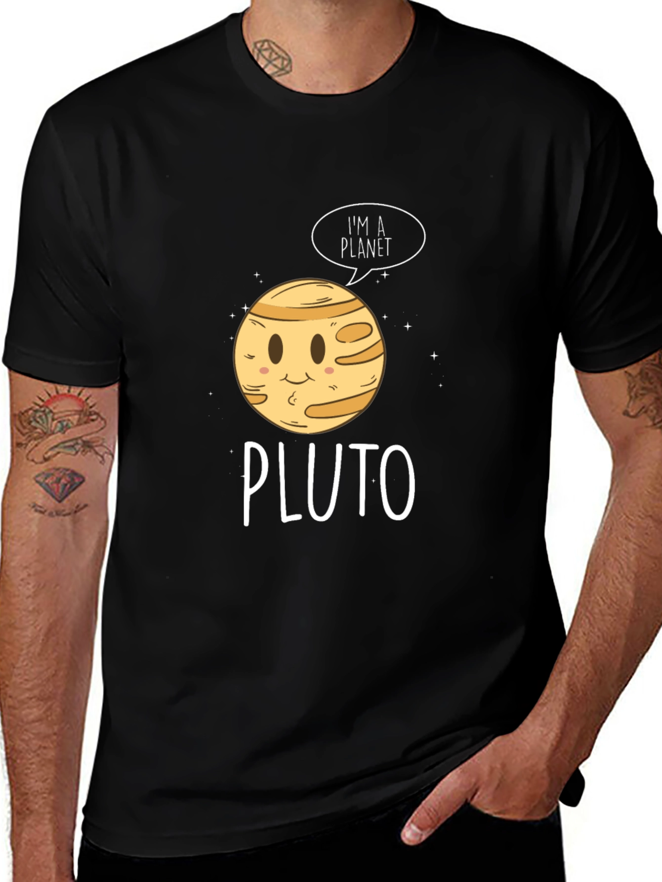 Variant 15 of Pluto Planet T-Shirt: Cute Space Tee