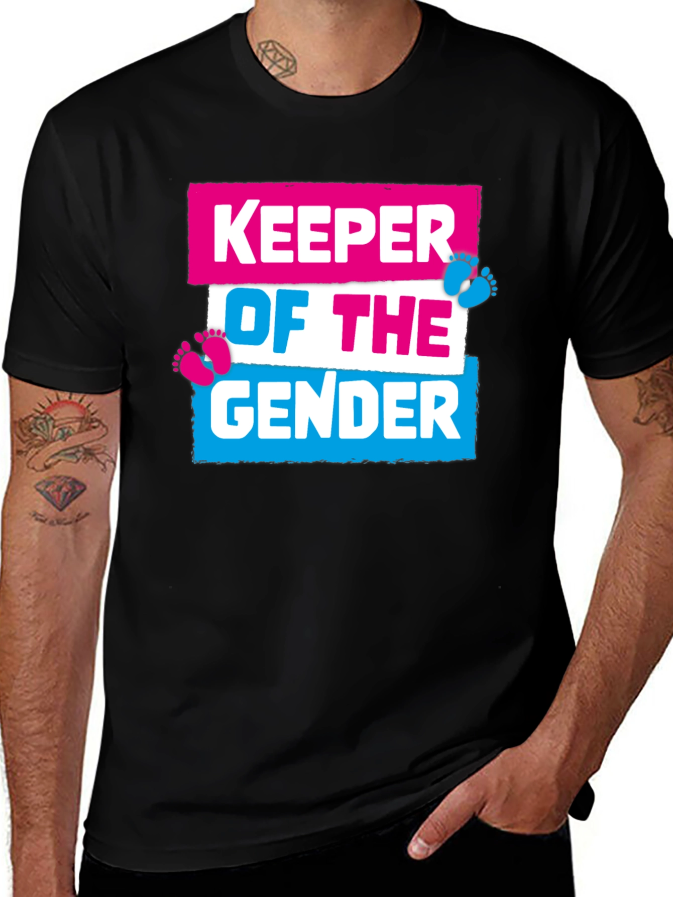 Variant 13 of Keeper of the Gender Reveal T-Shirt