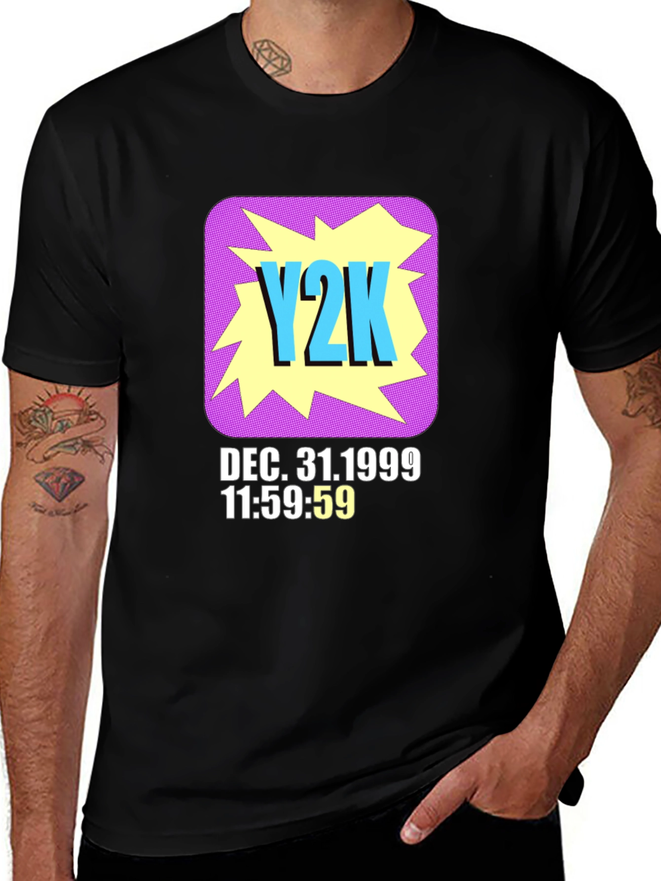 Y2K Countdown T-Shirt: Dec 31, 1999 11:59:59