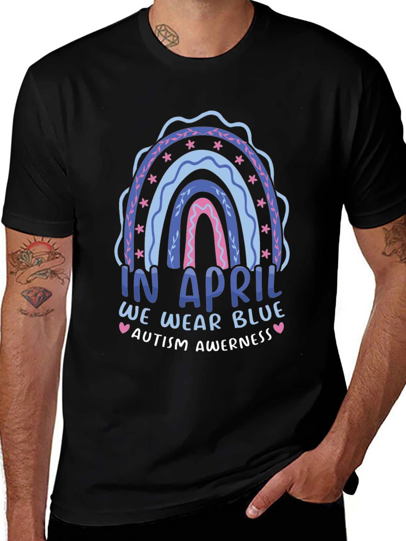 Autism Awareness 'In April We Wear Blue' T-Shirt