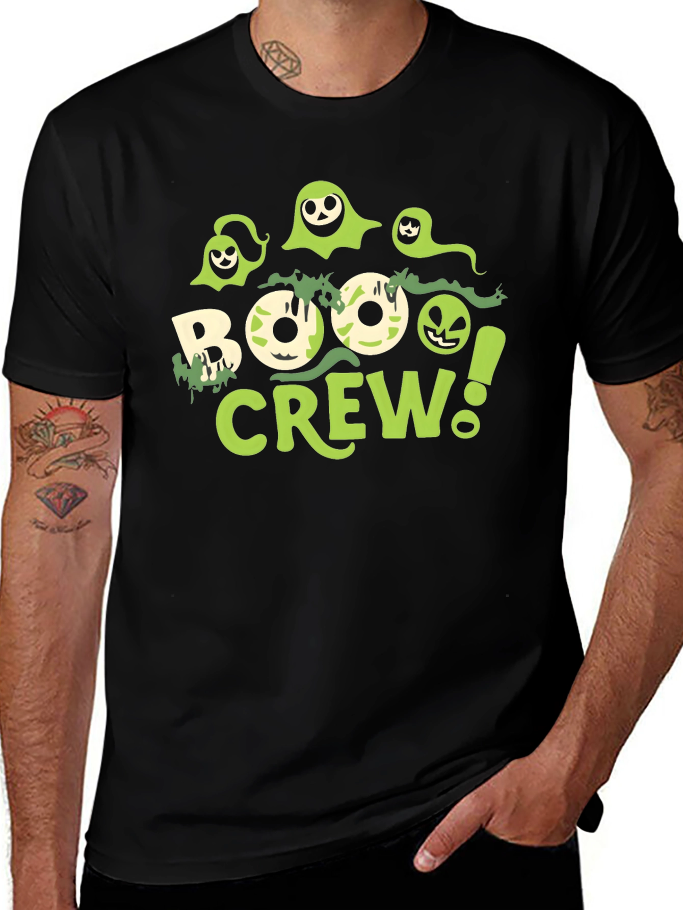 Boo Crew Halloween Graphic Tee