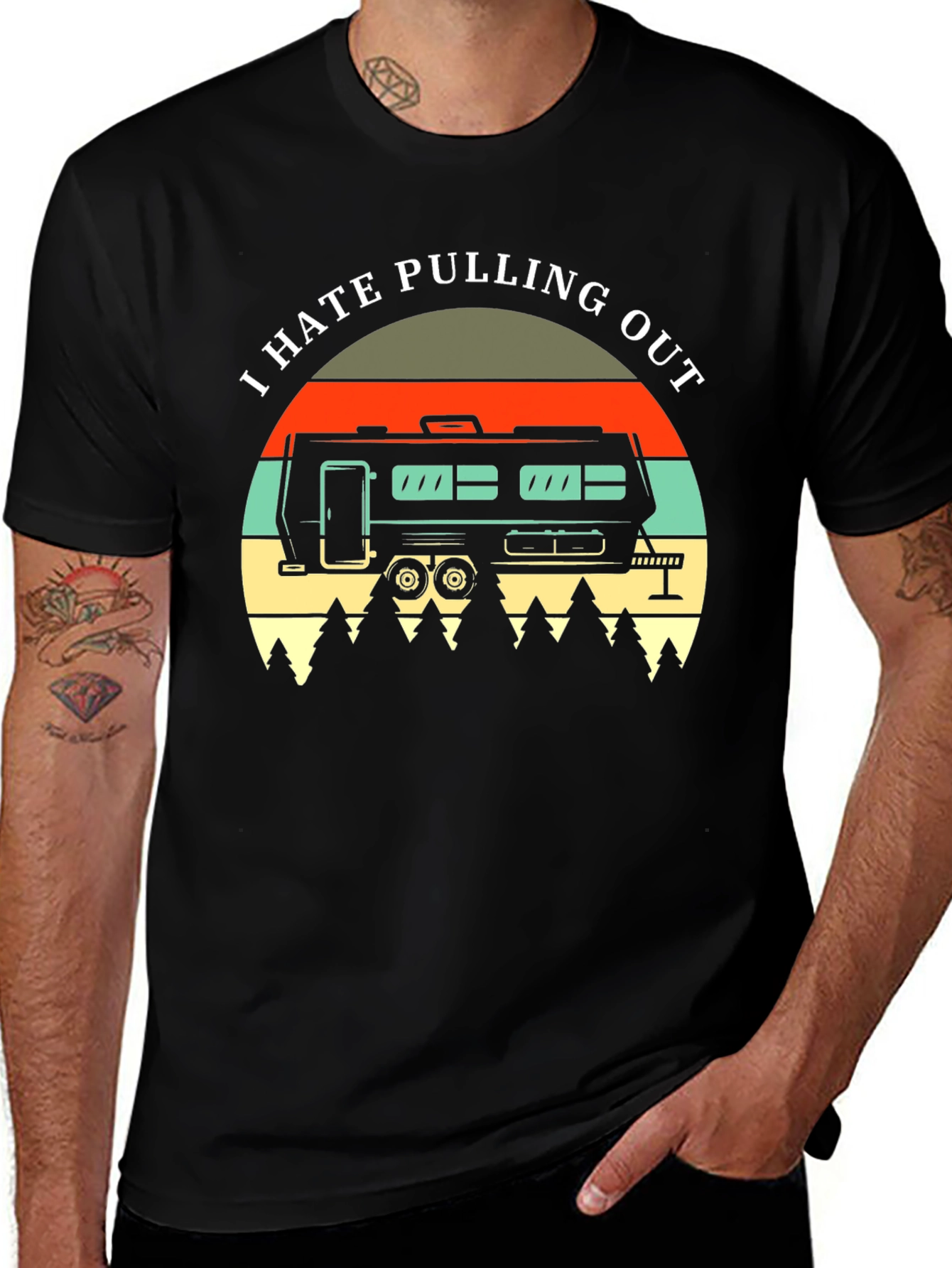 Variant 13 of I Hate Pulling Out Camping T-Shirt