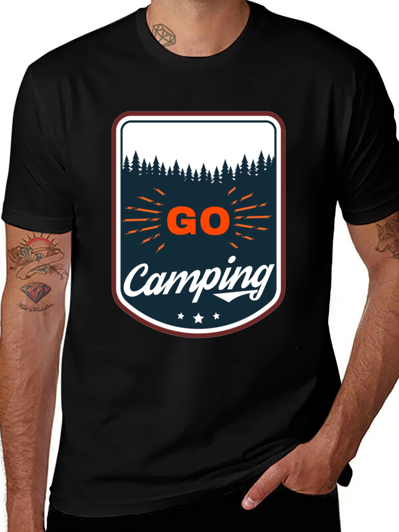 Go Camping Graphic Tee - Adventure Ready!