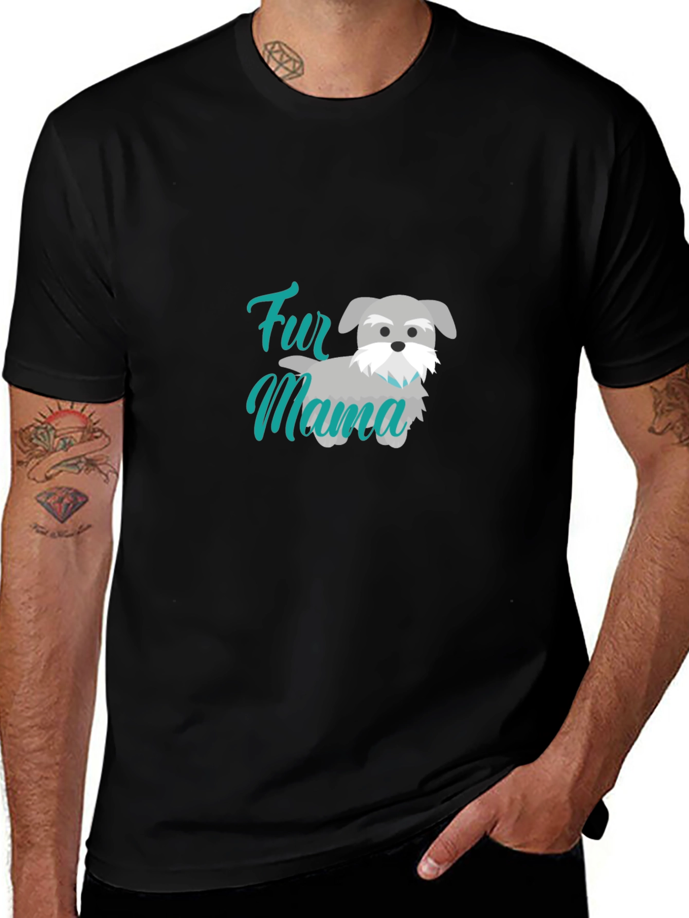 Variant 24 of Fur Mama Dog Lover T-Shirt