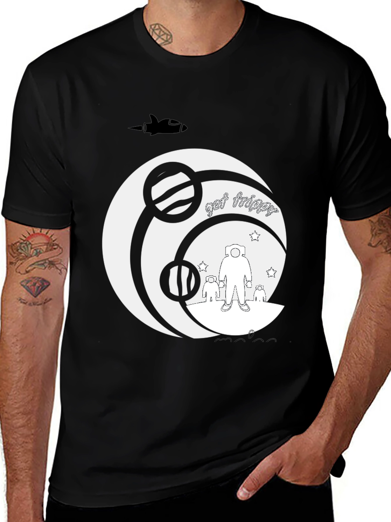 Variant 16 of Get Trippy Space T-Shirt