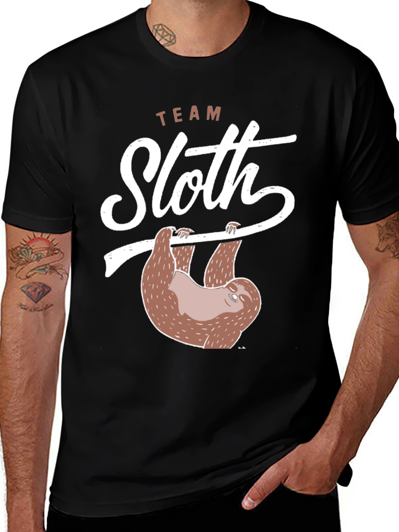 Variant 7 of Team Sloth Graphic T-Shirt - Funny & Relaxed Style