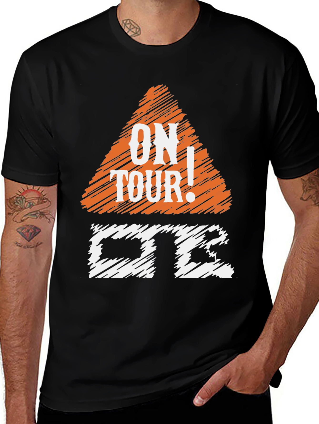 Variant 12 of On Tour! Graphic Tee - Trendy Music Lover T-Shirt