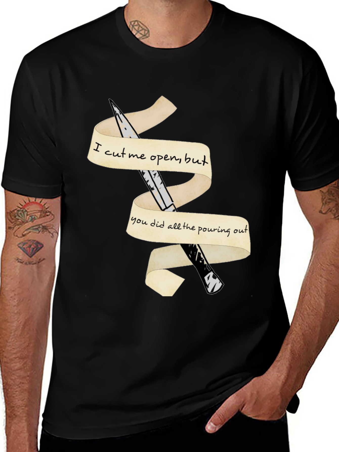 Variant 30 of Emotional Cutout T-Shirt