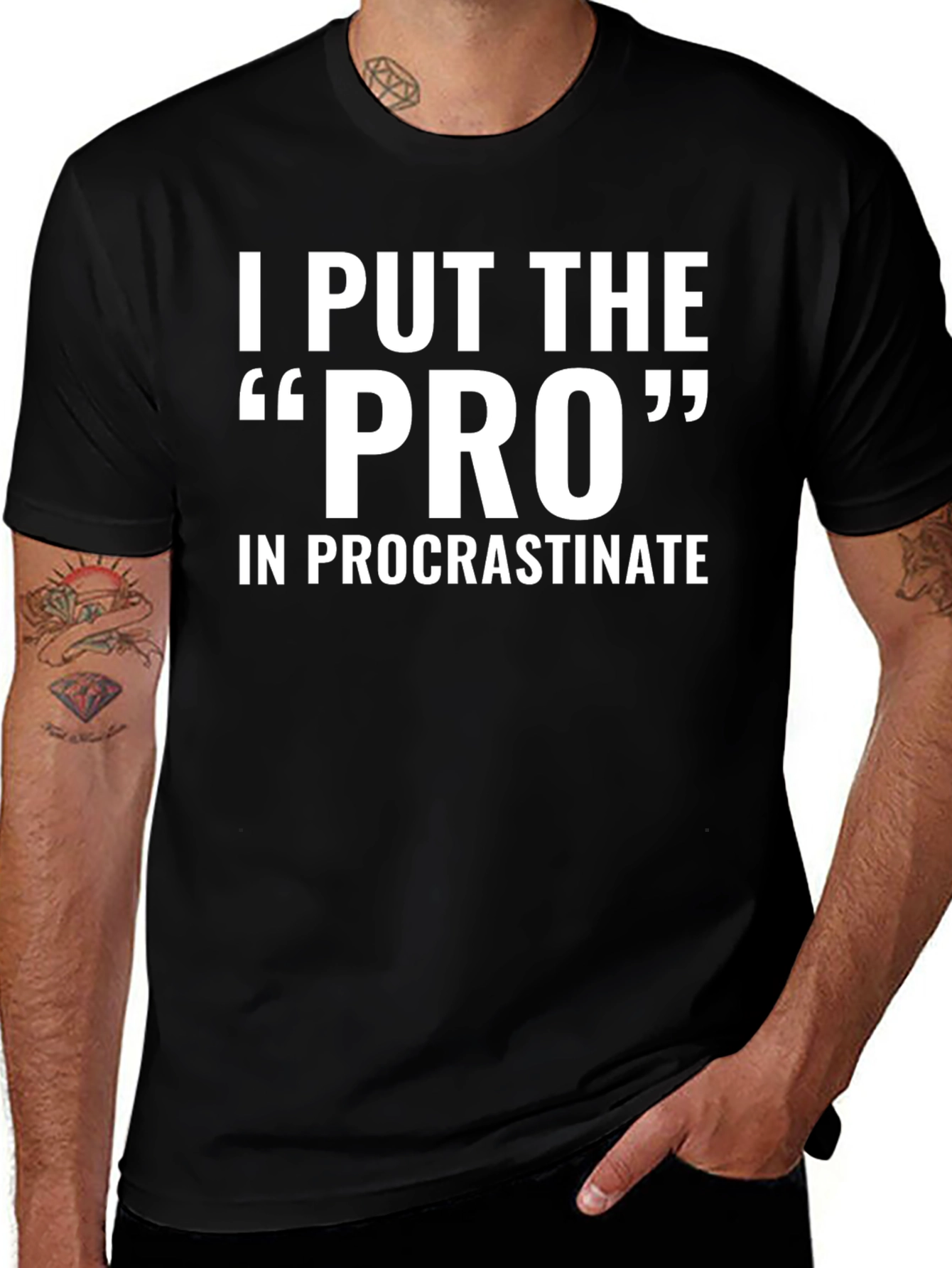 Variant 2 of Procrastinate Funny Graphic Tee