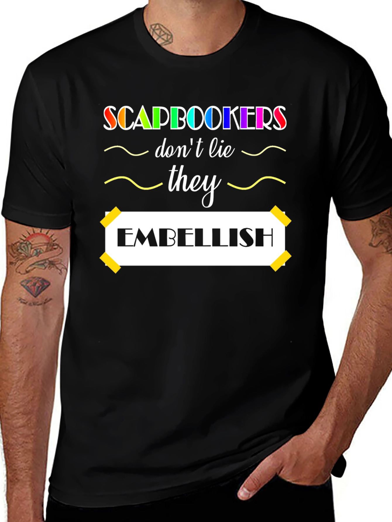 Variant 27 of Scrapbookers Embellish Graphic Tee