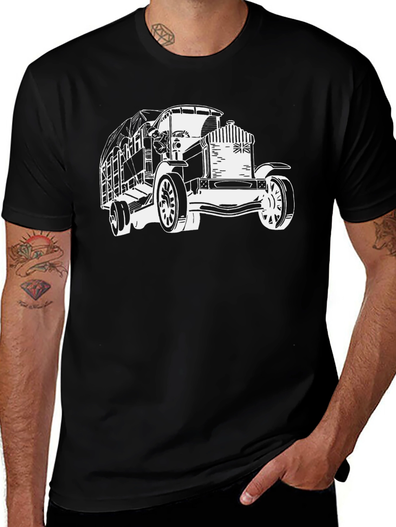 Variant 28 of Vintage Truck Graphic Tee
