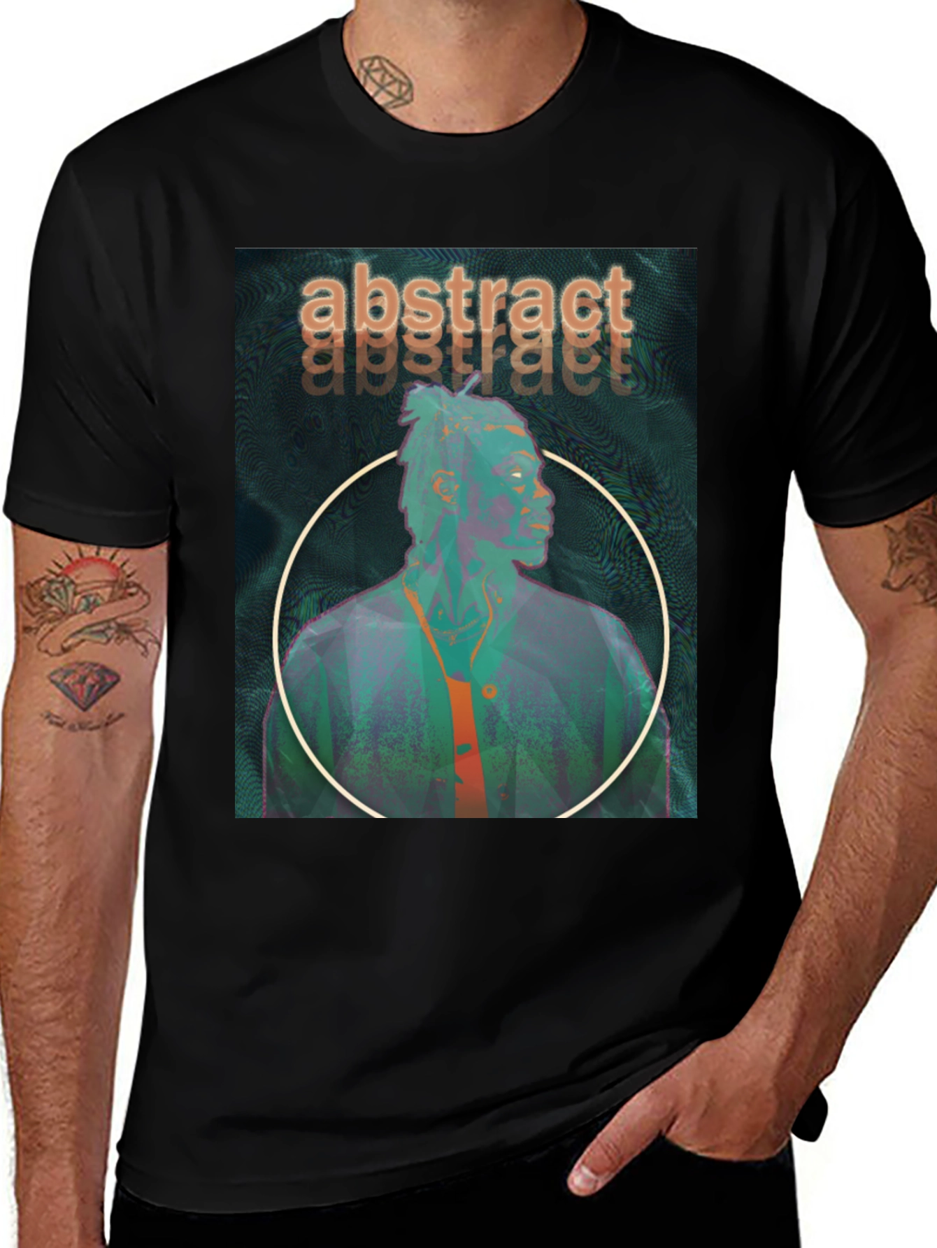 Variant 5 of Abstract Art Graphic Tee - Modern Streetwear