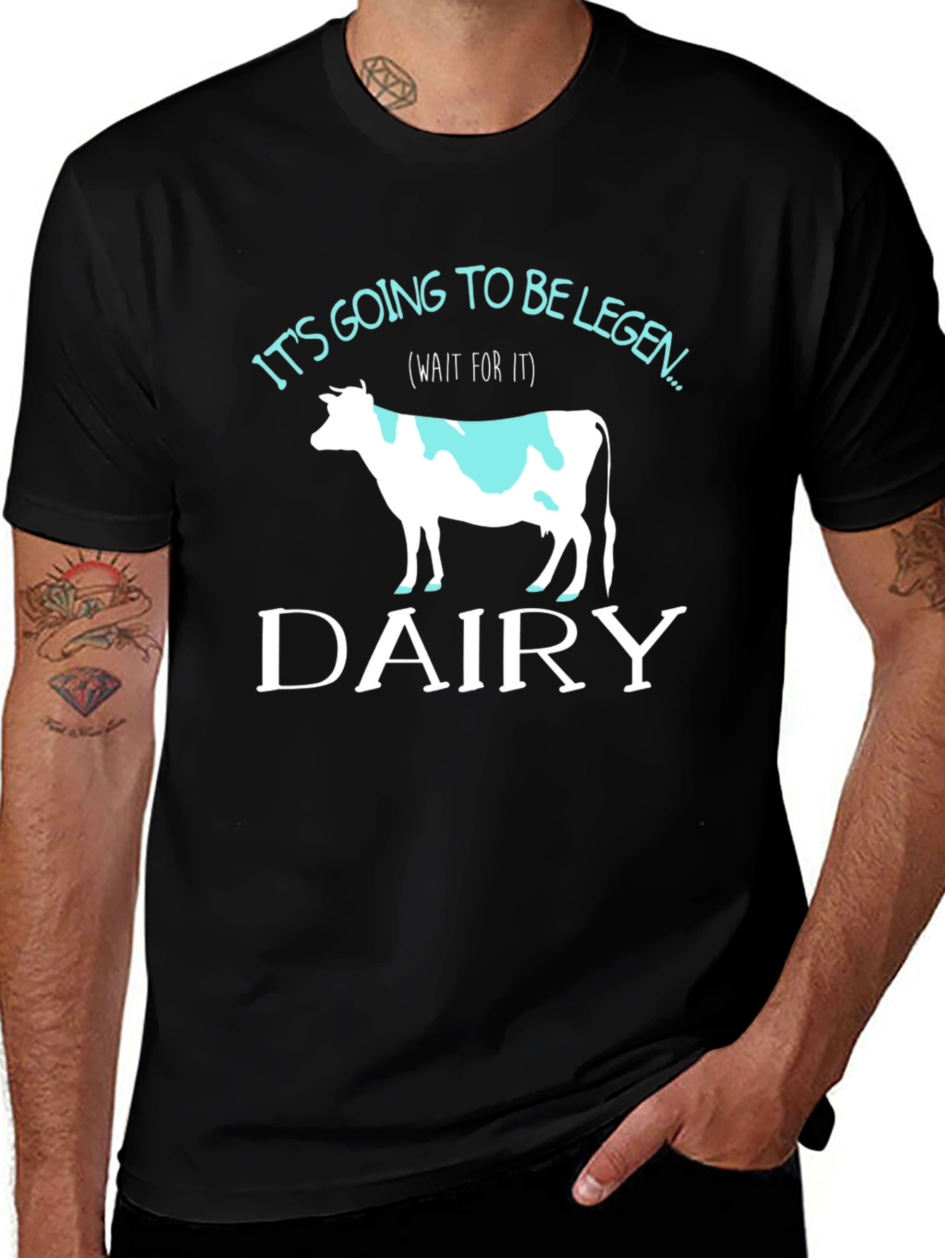 Variant 29 of Legendary Dairy Cow T-Shirt - Hilarious Graphic Tee