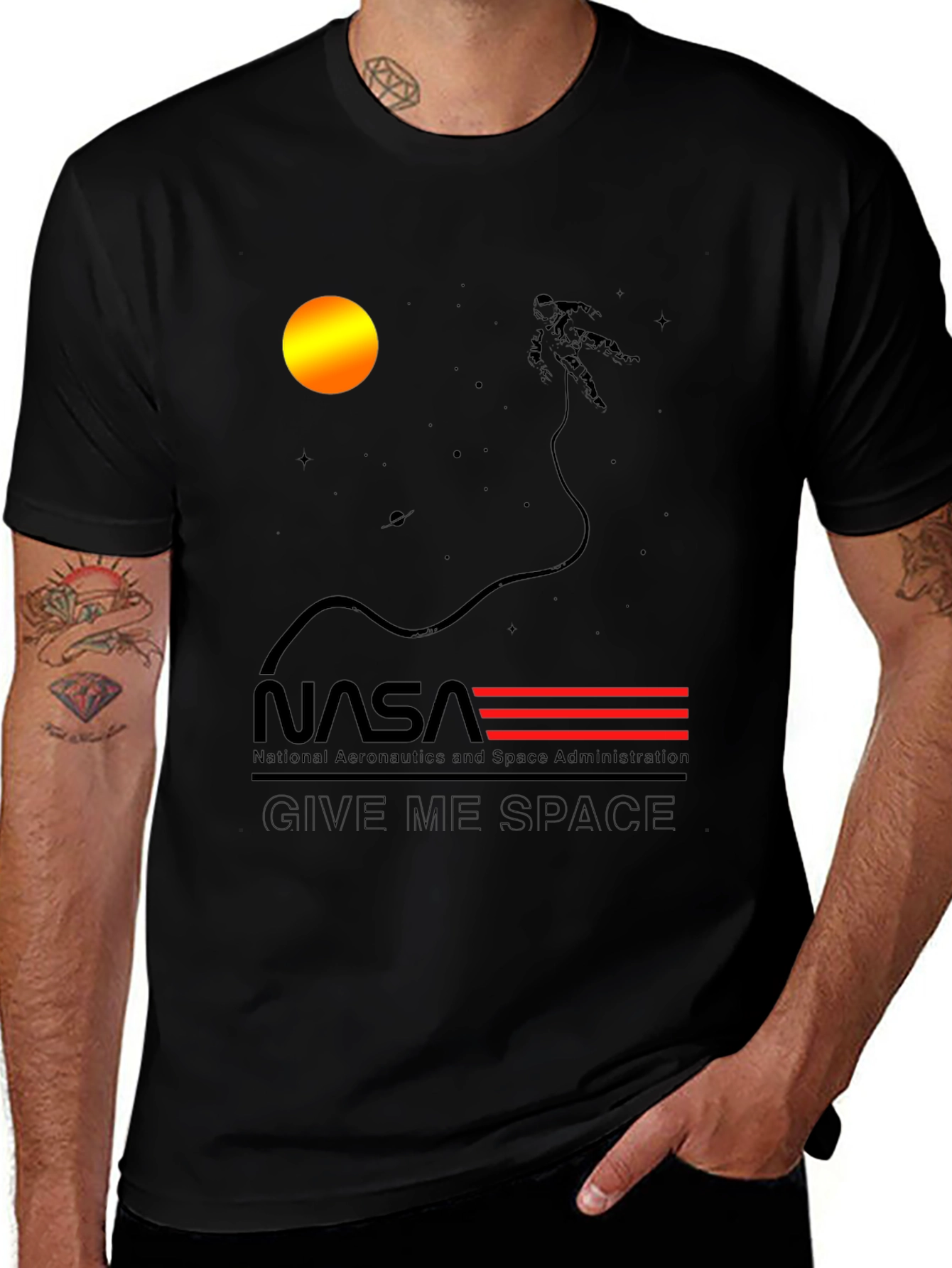 NASA Give Me Space Graphic T-Shirt
