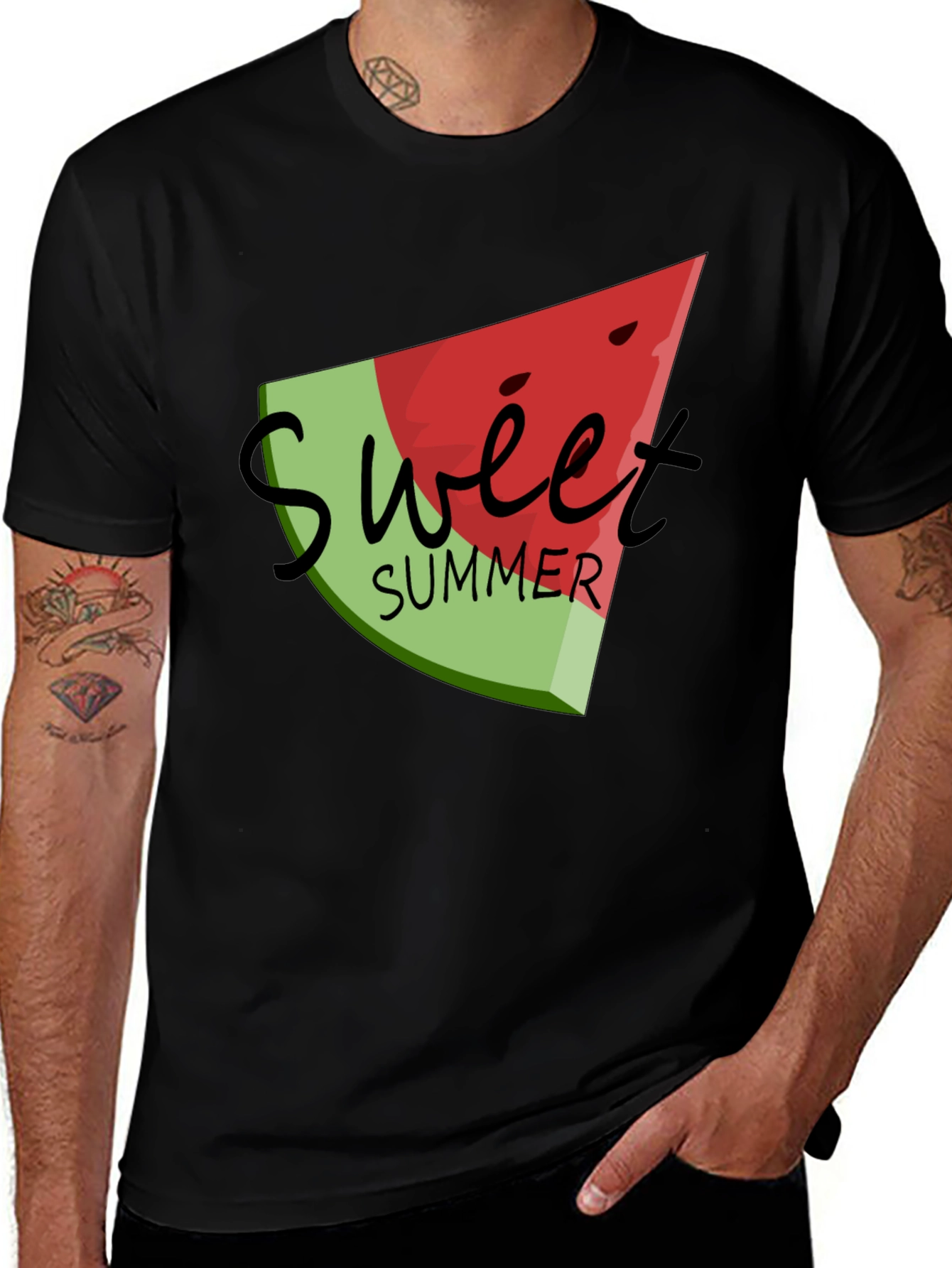 Variant 18 of Sweet Summer Watermelon Graphic Tee