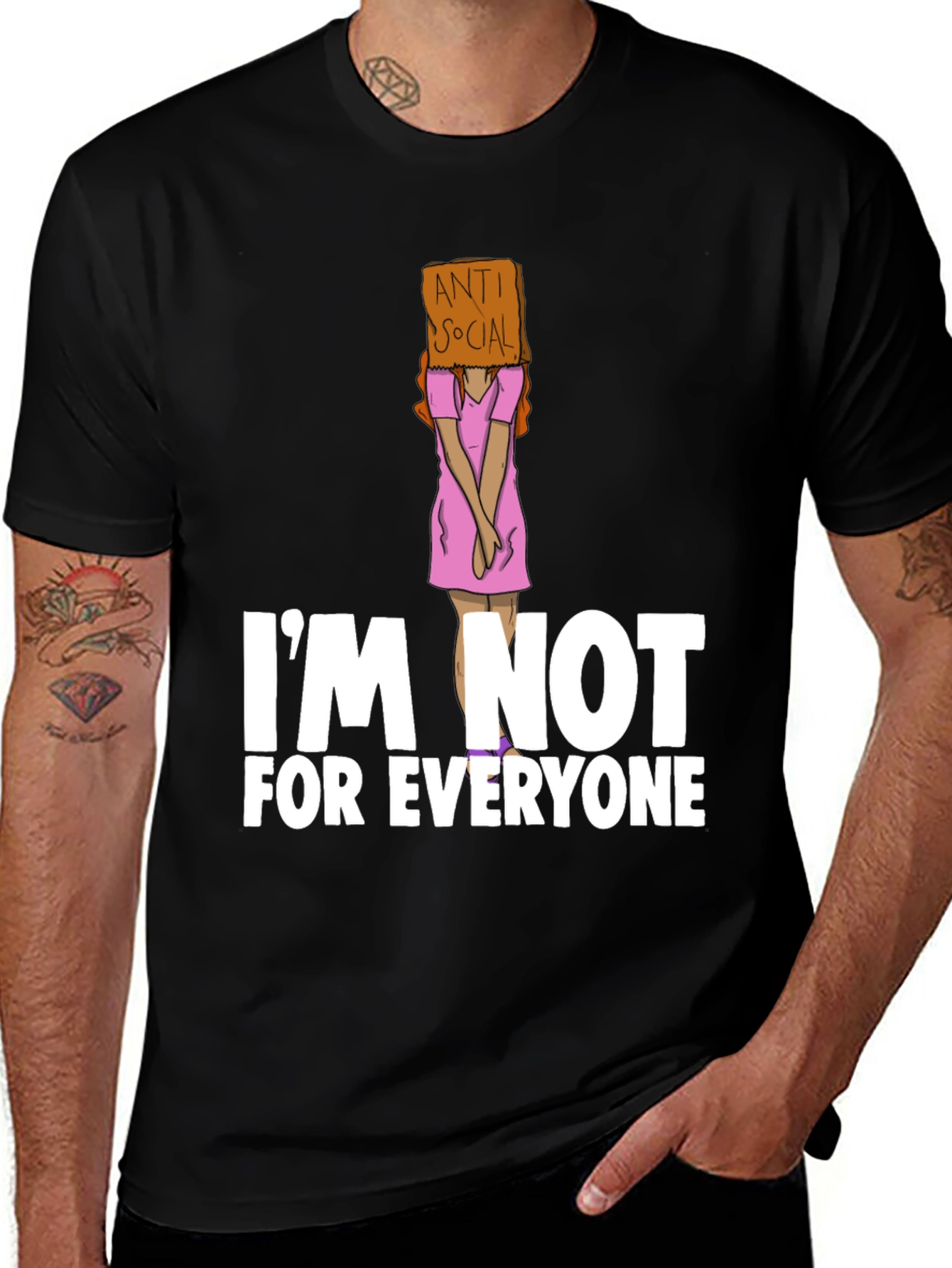 Anti Social T-Shirt - I'm Not For Everyone Tee