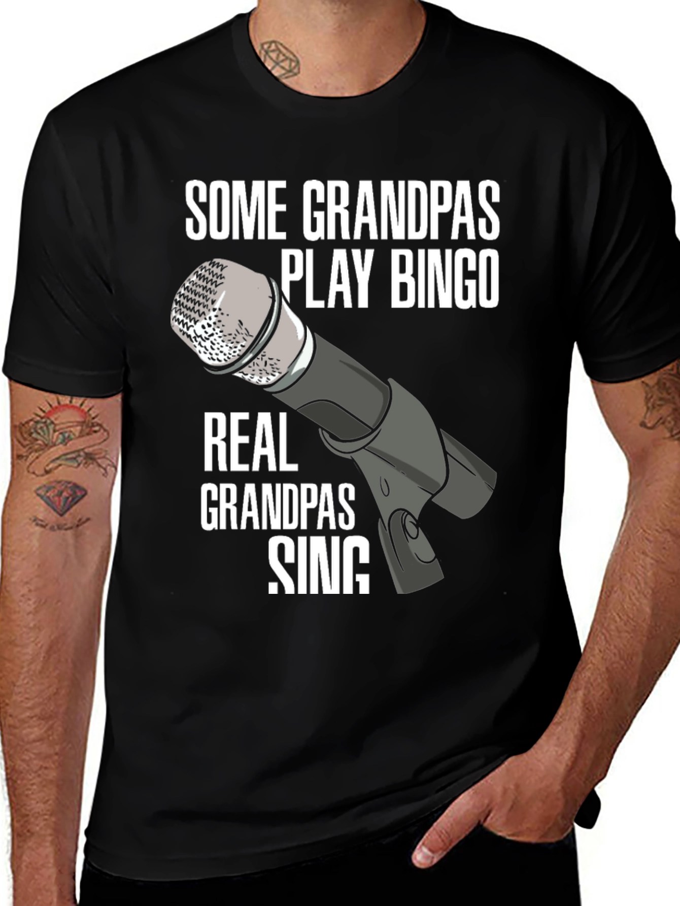Variant 17 of Singing Grandpas T-Shirt