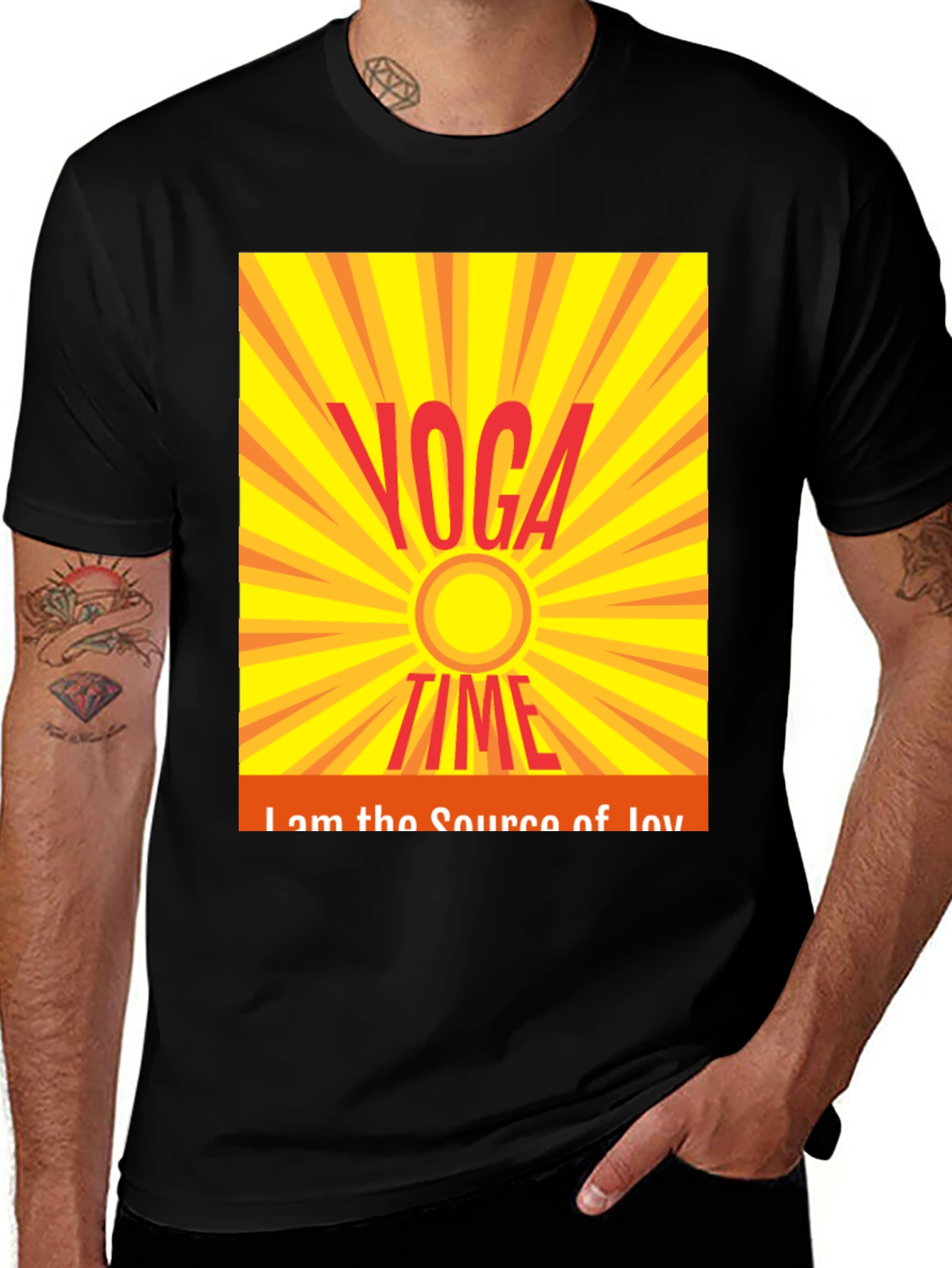 Variant 20 of Yoga Time Graphic T-Shirt - Relax & Recharge