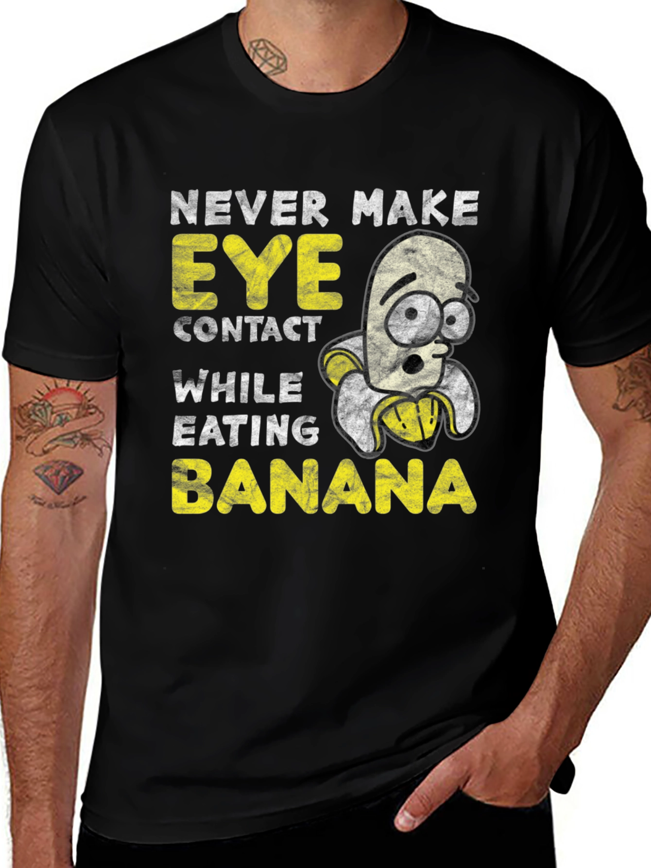 Variant 7 of Never Make Eye Contact While Eating Banana T-Shirt