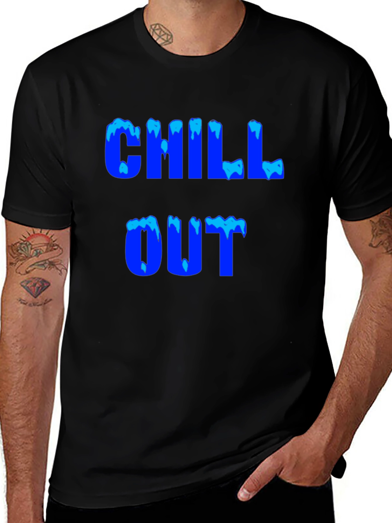 Variant 19 of Chill Out Graphic Tee - Cool Comfort