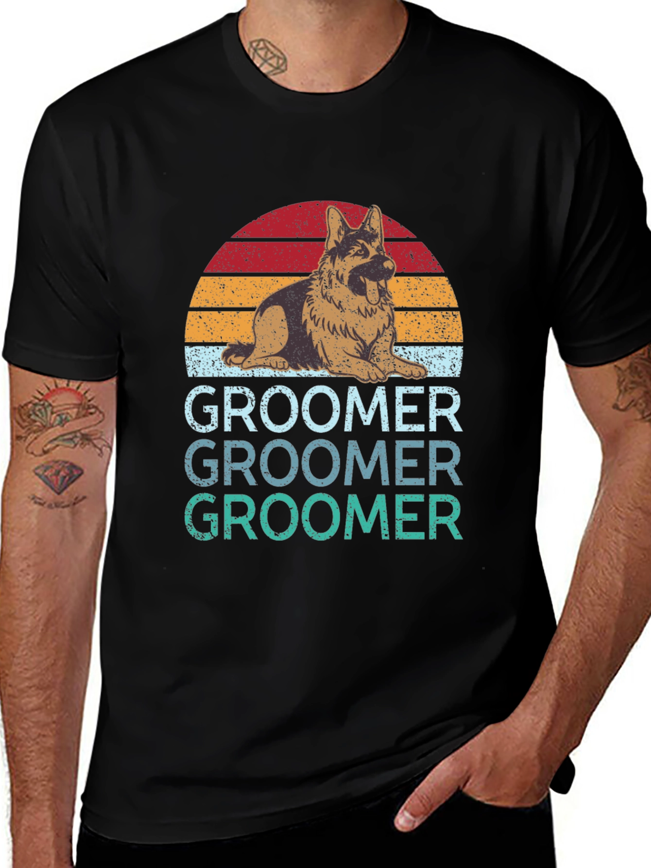 German Shepherd Groomer T-Shirt - Dog Lover Gift