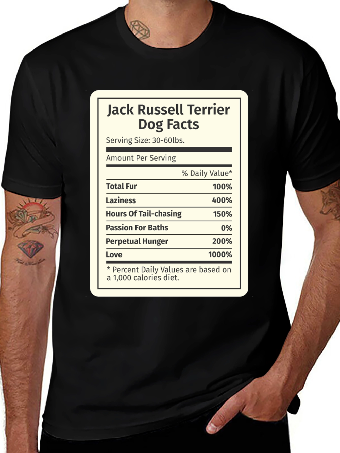 Jack Russell Terrier Dog Facts T-Shirt