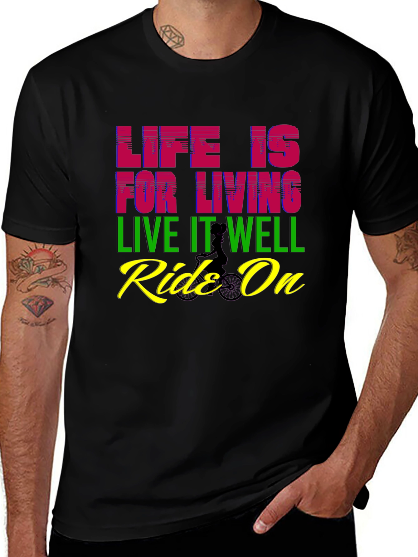 Variant 8 of Life is for Living Graphic Tee