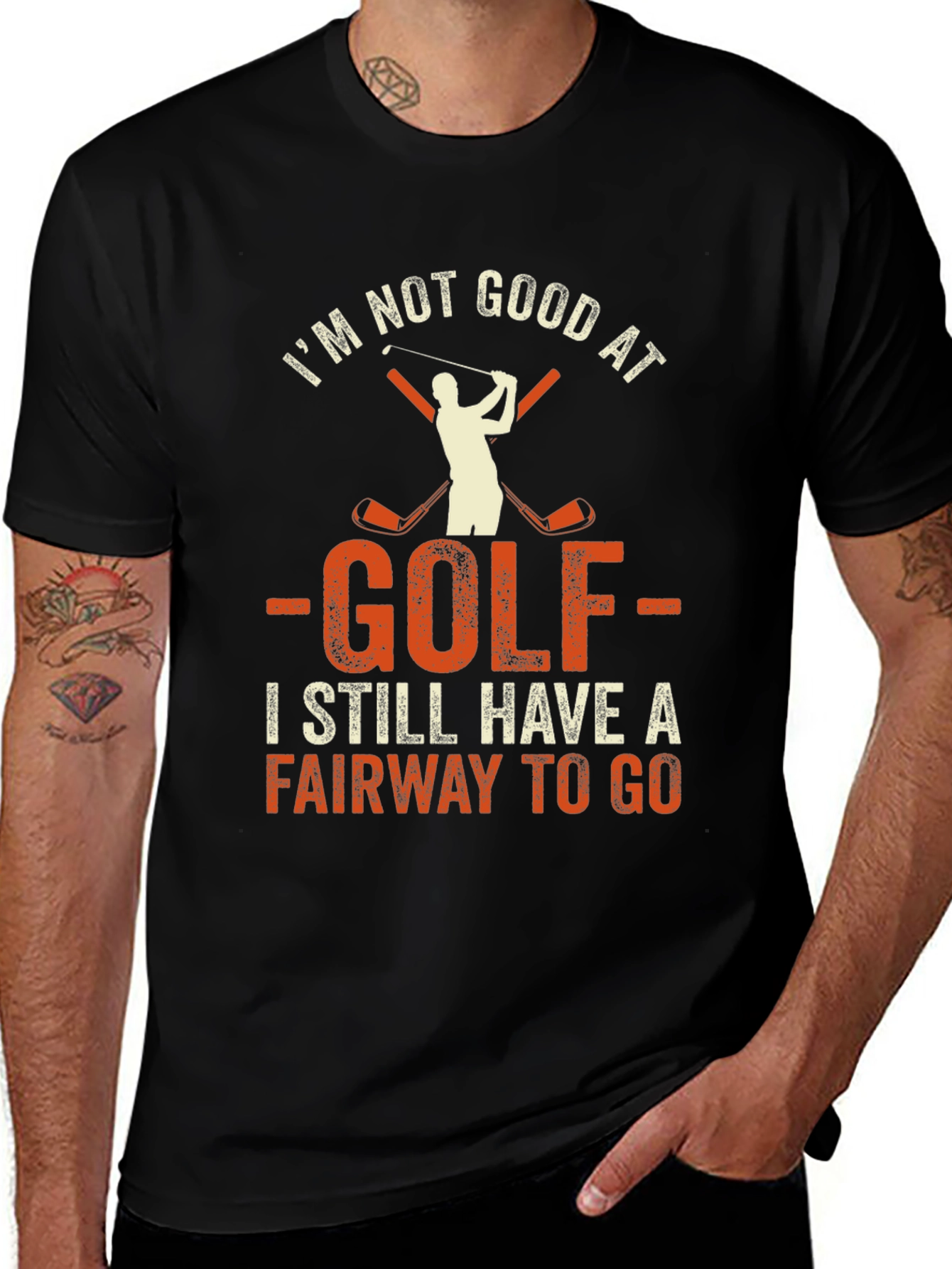 Variant 5 of Golf Humor T-Shirt: Fairway to Go