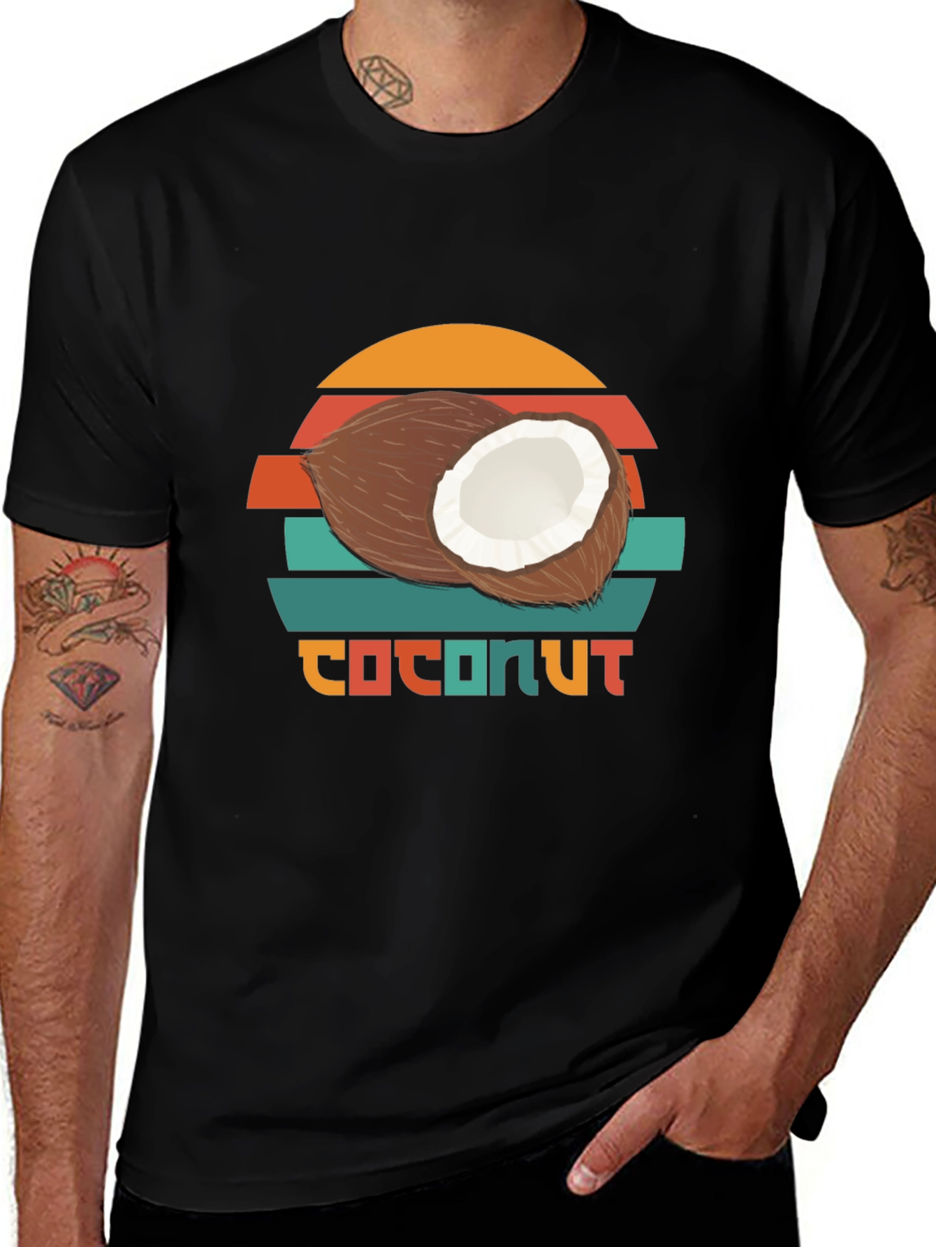 Variant 7 of Retro Coconut T-Shirt