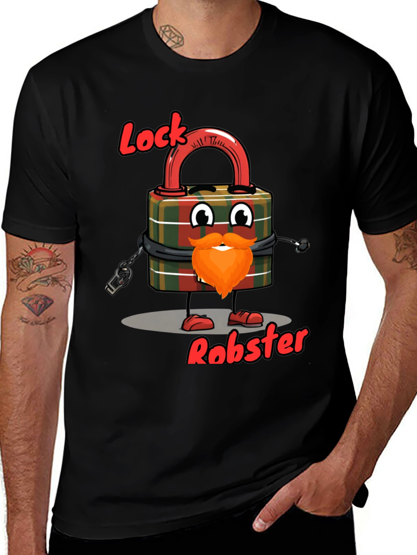 Variant 24 of Lock Robster Graphic Tee