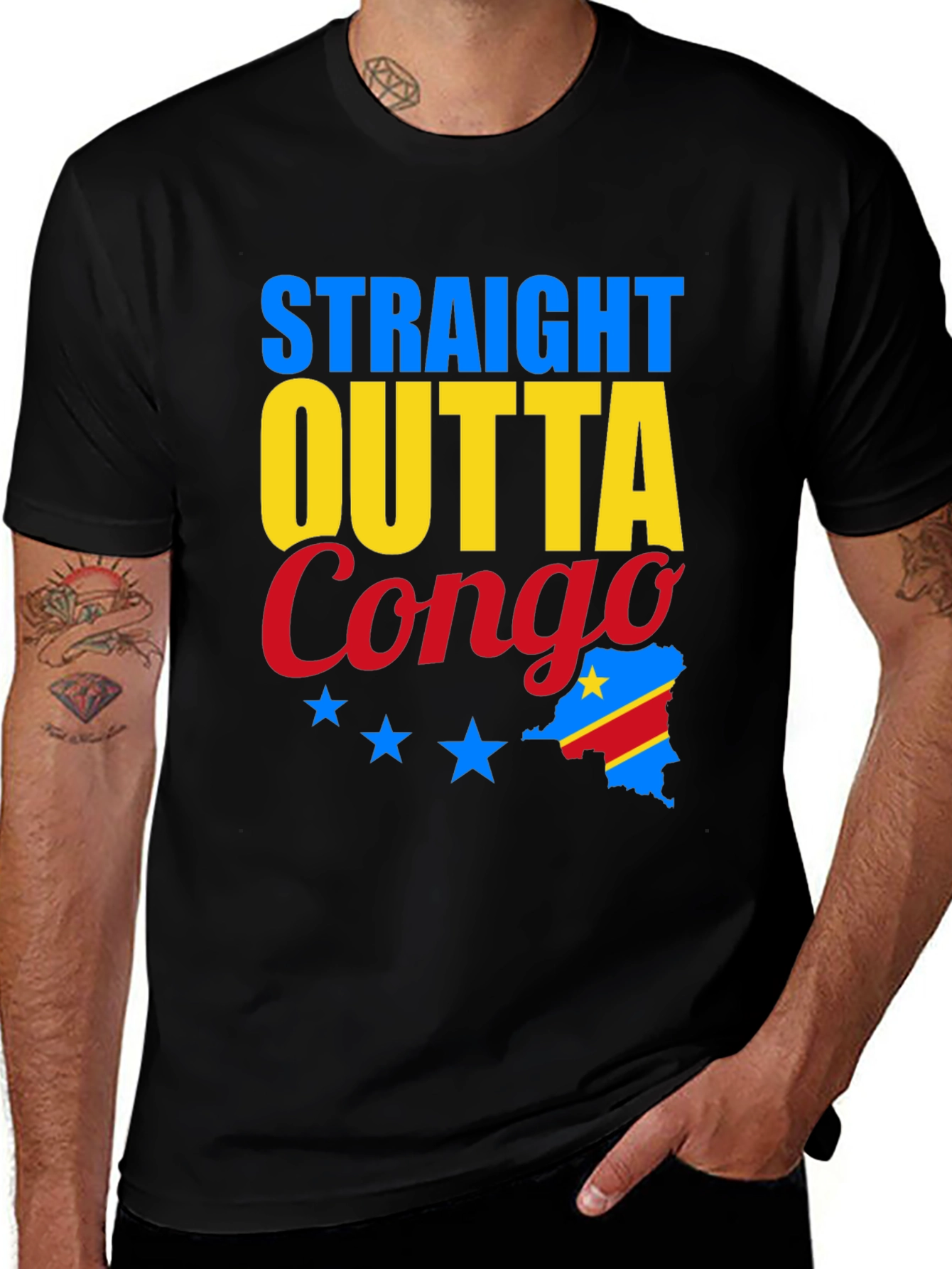 Straight Outta Congo Graphic Tee