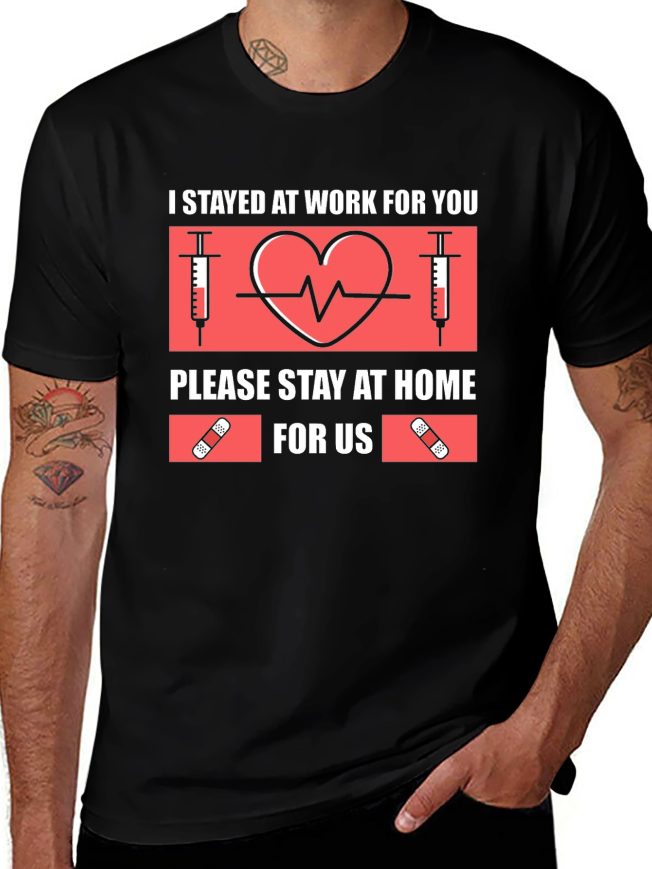 Variant 12 of I Stayed At Work For You Graphic Tee