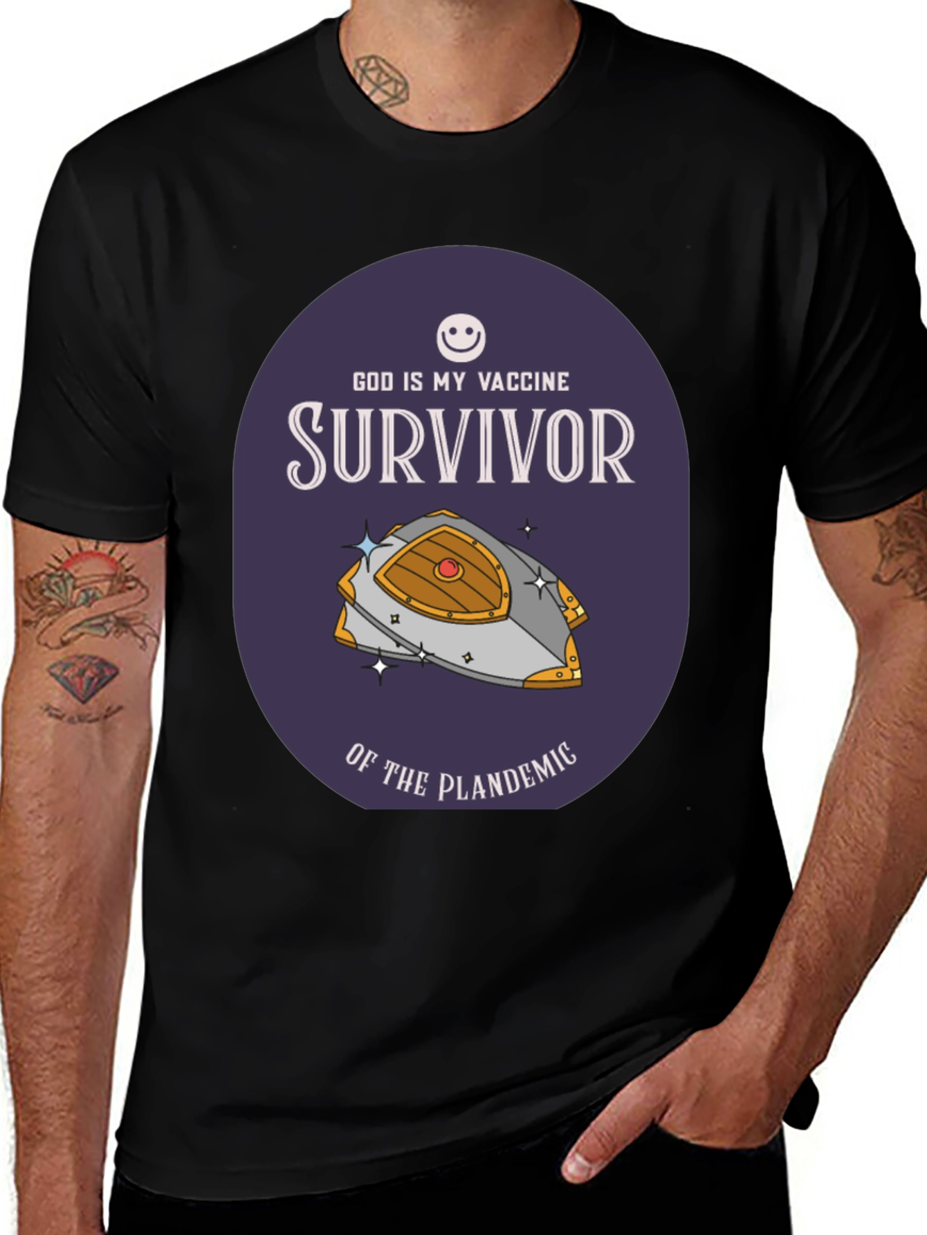 Variant 18 of Survivor of the Plandemic T-Shirt