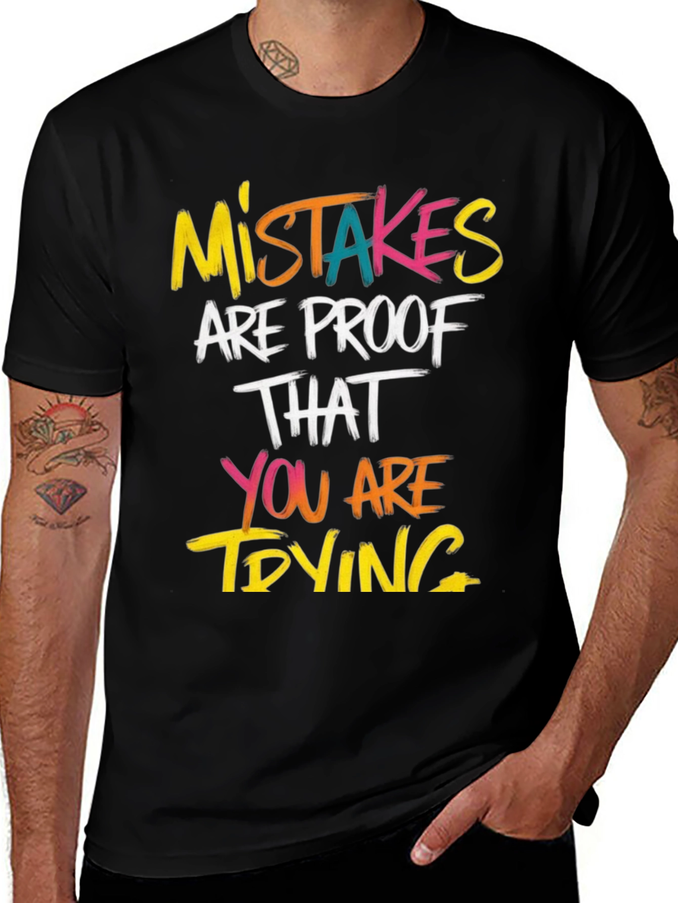 Variant 30 of Mistakes Are Proof T-Shirt - Motivational Graphic Tee